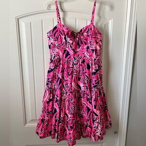 NWT Lilly Pulitzer Adalia Size 12 Flirty Fins and Feathers.